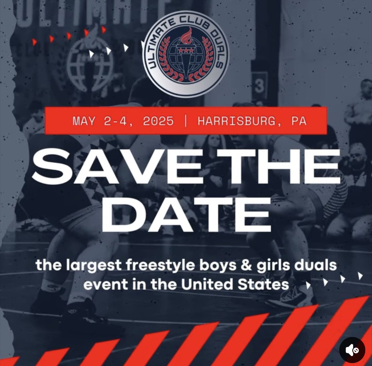 ClubDuals's tweet image. 11th Annual UCD Spring Freestyle National Duals - 80 mats - Divisions: HS BOYS Elite, HS GIRLS Elite, K-8 GIRLS Elite, K-6 BOYS ELITE, MS BOYS Elite, GIRLS NOVICE CLUB Tournament - Hotels $109-$169 - Hershey Park Passes 60% off - The best Freestlye teams from over 20 States!
