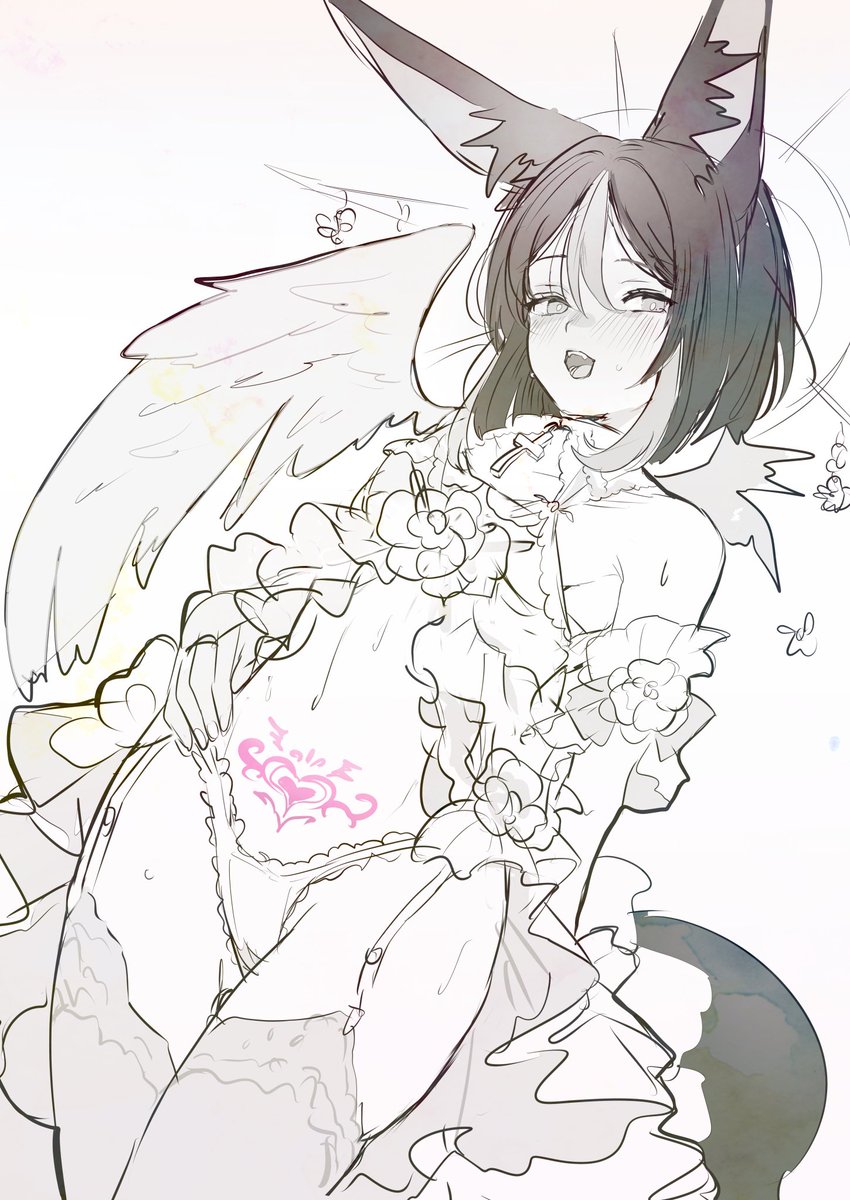 otanpopo1208's tweet photo. ハロウィンはかけなさそうなので成人向けアカウントでのせた悪魔と天使セノナリのらくがき
女装、淫紋、パンツ注意 https://t.co/Mf5c0q0yFn