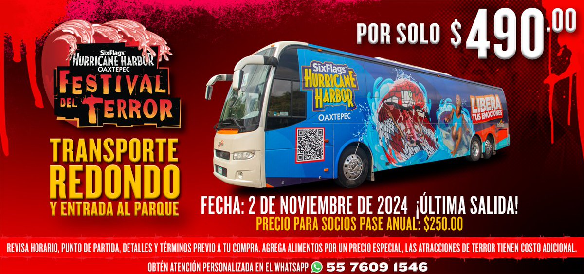 Six Flags Hurricane Harbor Oaxtepec tweet media