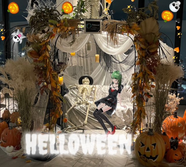 5euphoria's tweet photo. 🎃ハッピーハロウィン🎃
久しぶりにVRoid Studioで写真作りました❗️Sweet Devil で作った衣装👿
trick or treatですね
あーお菓子食べたい🍪🍬🧁
#halloween2024 https://t.co/nTmLcewyDU