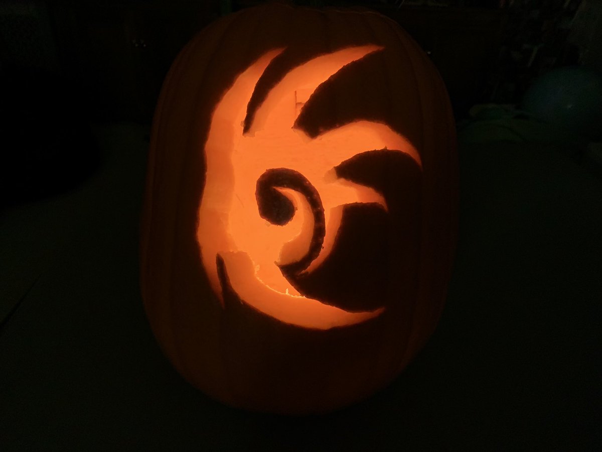 In celebration of Sonic X Shadow Generations having recently come out, I decided to carve the Shadow The Hedgehog logo into a pumpkin!