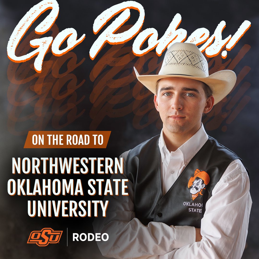 After a great weekend at Cowboy Stampede, we're back on the road! 🔥

Cowboy and Cowgirl rodeo are headed to Alva, Oklahoma, to compete at Northwestern Oklahoma State University. Wish the team good luck! 🤠
