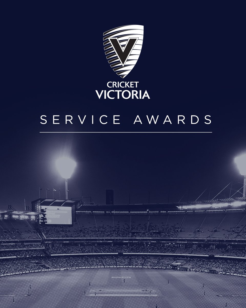 Cricket Victoria Service Awards 🏅

Nominations are open for Women who have contributed to cricket over a period of 25+ years and both Men and Women who have contributed to cricket over a period of 50+ years.

Nominate now: cricvi.co/CVServiceAwards