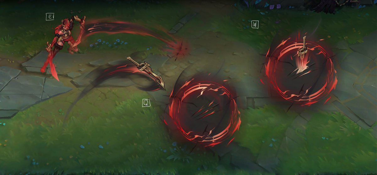 My early contributions for Chosen of the Wolf Katarina. It was the last project that I worked on at Riot so this is a special one. 
I had a blast working my dream job, I hope I made y'all a bit more stylish. ✨

Thanks for your support all these years. You guys are amazing ❤