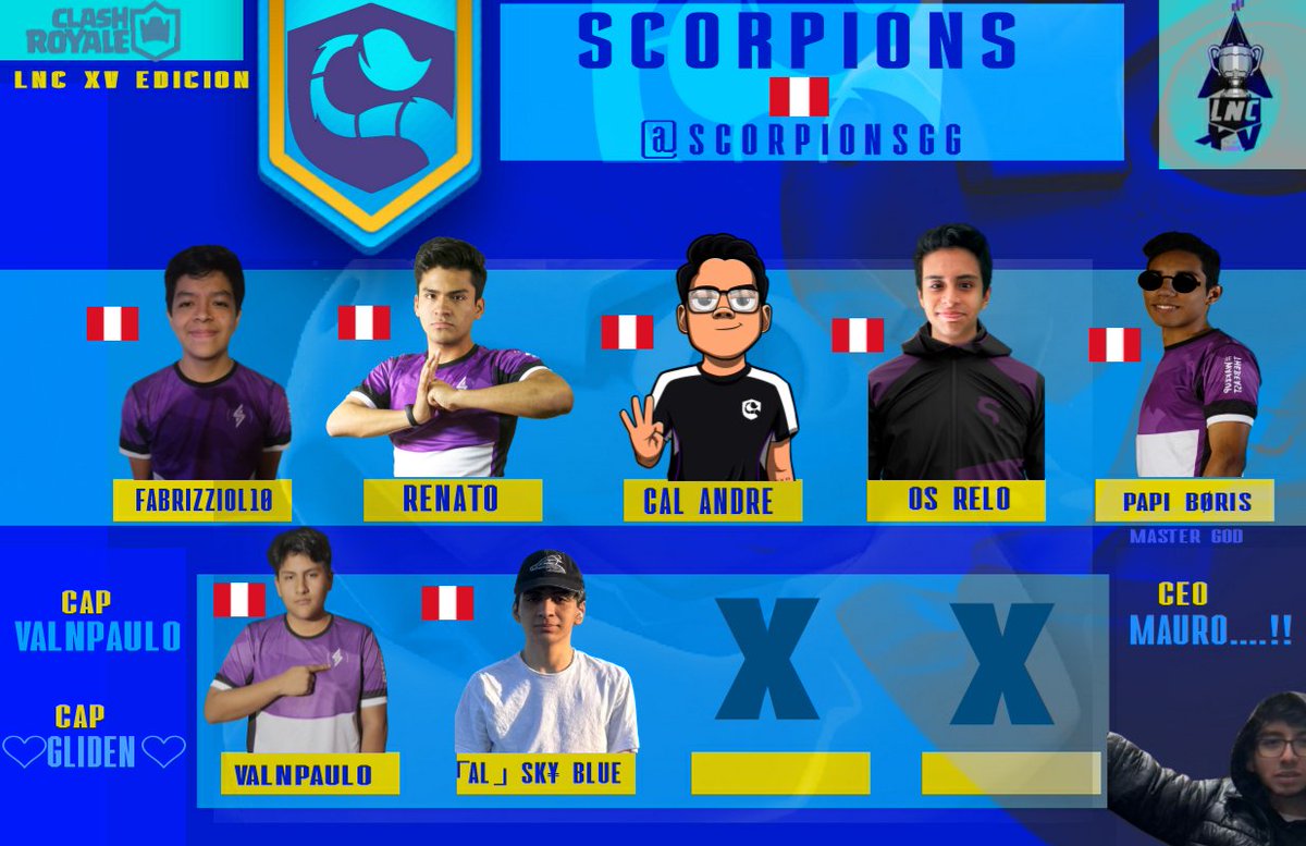 #LNC15 RUMBO ALA #NCL15 
BIENVENIDO <a href="/ScorpionsGG/">Scorpions™</a> 🇵🇪