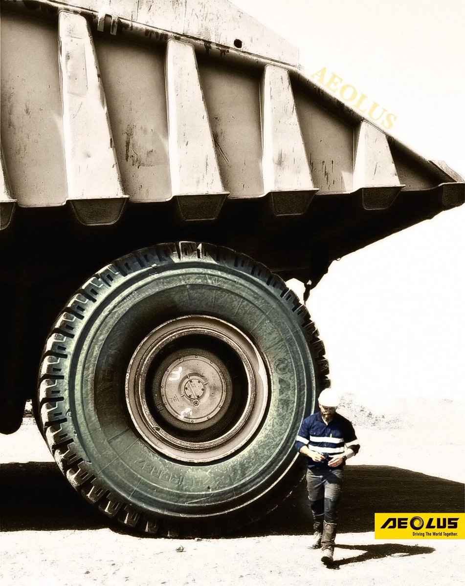 OffTyre2041's tweet photo. @CoTyre56637 In Mauritania, Aeolus 46/90R57 AG01 tyres are currently undergoing rigorous testing, they are surpassing customers' expectations for CPH (cost per hour) performance, boasting nearly 2,000 hours of use with less than 20% wear.  #weowntheoffroad #aeolustyre https://t.co/pWWTfjDBzz