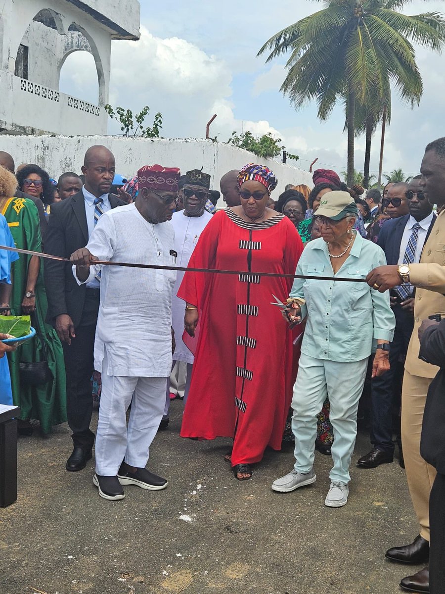 Fatou Sombie (@fatousombie1) on Twitter photo The groundbreaking of the African women center by H E. <a href="/MaEllenSirleaf/">Ellen Johnson Sirleaf</a> is one the special moment in one’s life. More so for the symbolism… I am grateful I was part of it🙏🏾 The groundbreaking of the African women center by H E. <a href="/MaEllenSirleaf/">Ellen Johnson Sirleaf</a> is one the special moment in one’s life. More so for the symbolism… I am grateful I was part of it🙏🏾