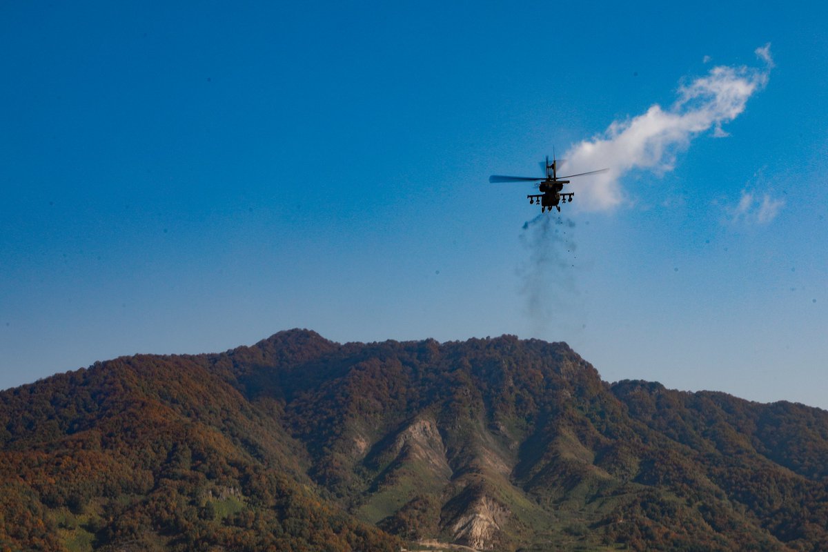 Eighth Army (@eightharmykorea) on Twitter photo Fight Tonight! Apaches with 517th Aviation Cavalry Squadron, <a href="/2INFDIV/">2nd Infantry Div.</a>, are teamed up with <a href="/ROK_Army/">대한민국 육군(ROK Army)</a>'s 901st Aviation Cmd. for aerial gunneries at Rodriguez Live Fire Complex. Yesterday, they fired Hydra 70 general-purpose unguided rockets. Part of a multi-week combined exercise. Fight Tonight! Apaches with 517th Aviation Cavalry Squadron, <a href="/2INFDIV/">2nd Infantry Div.</a>, are teamed up with <a href="/ROK_Army/">대한민국 육군(ROK Army)</a>'s 901st Aviation Cmd. for aerial gunneries at Rodriguez Live Fire Complex. Yesterday, they fired Hydra 70 general-purpose unguided rockets. Part of a multi-week combined exercise.
