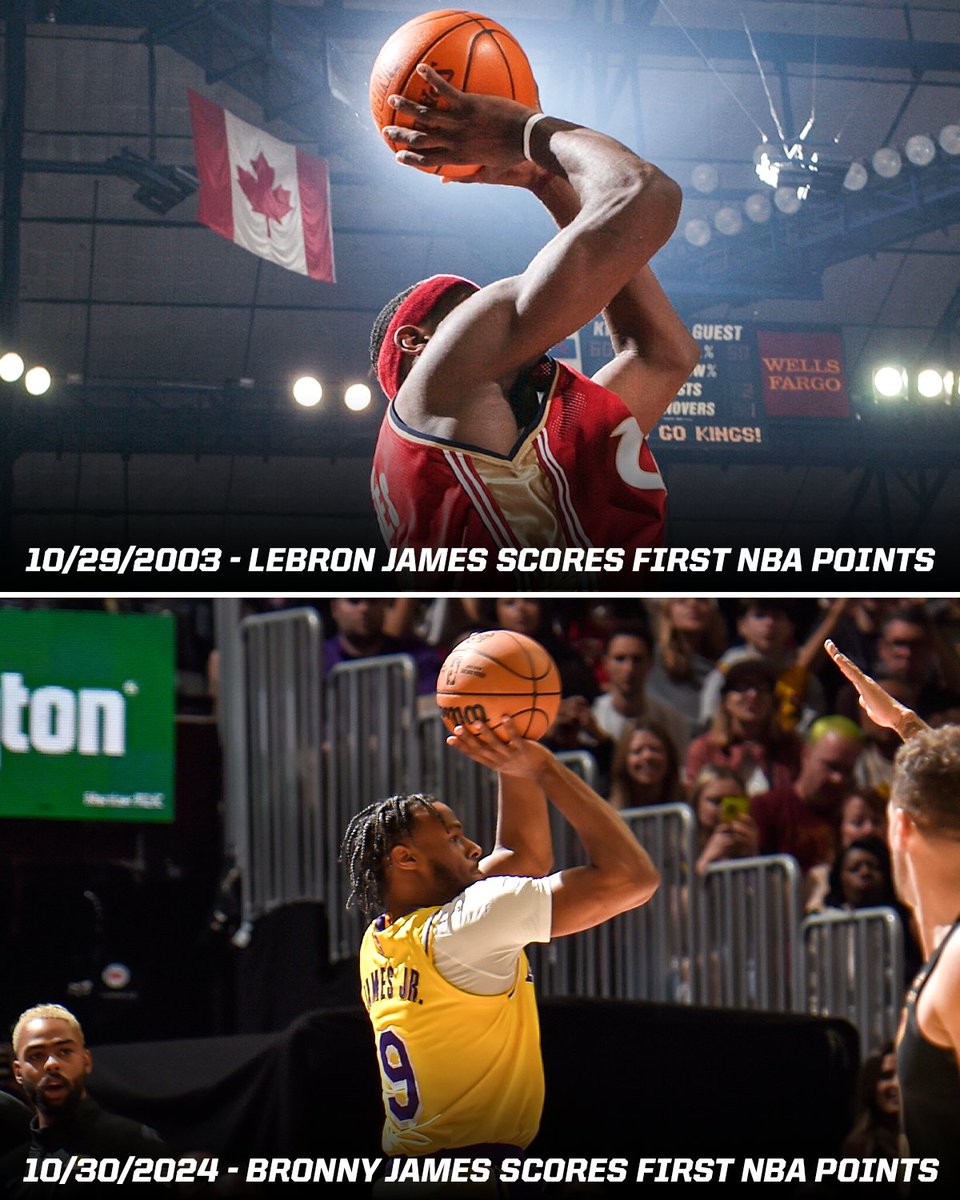 Almost 21 years later exactly... Like father, like son 🥹👑
