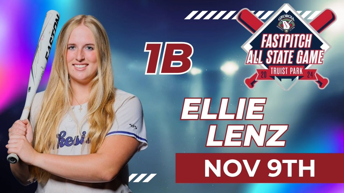 Congratulations to our <a href="/PiedmontSB/">Piedmont Lions Softball</a> 1B <a href="/EllieLenz11/">Ellie Lenz</a> for being name to the GA High School All-State game next weekend!!!