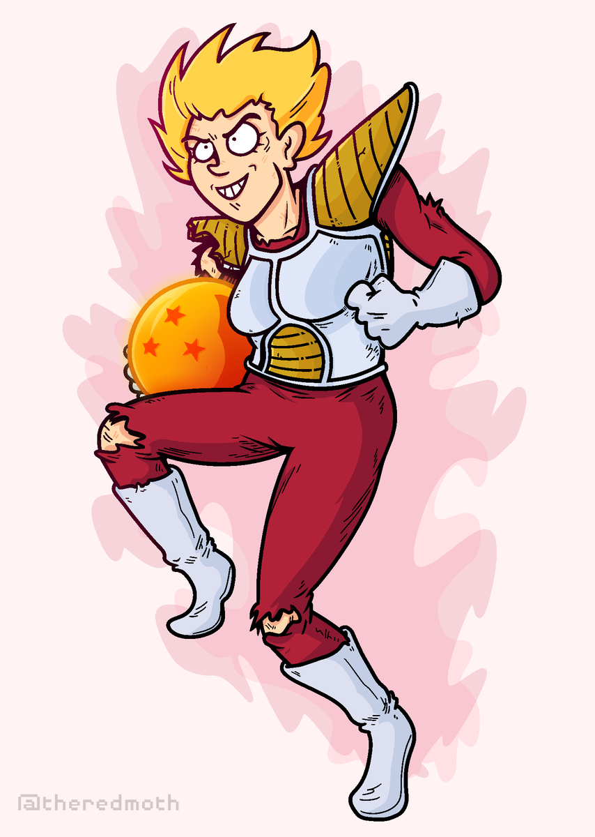 My comic character, Lucy (a short, spiky haired ball of anger who steals valuable things from powerful people)
dressed as
Namek Saga Vegeta (a short, spiky haired ball of anger who steals valuable things from powerful people)
for Halloween!!

featuring two color variations!