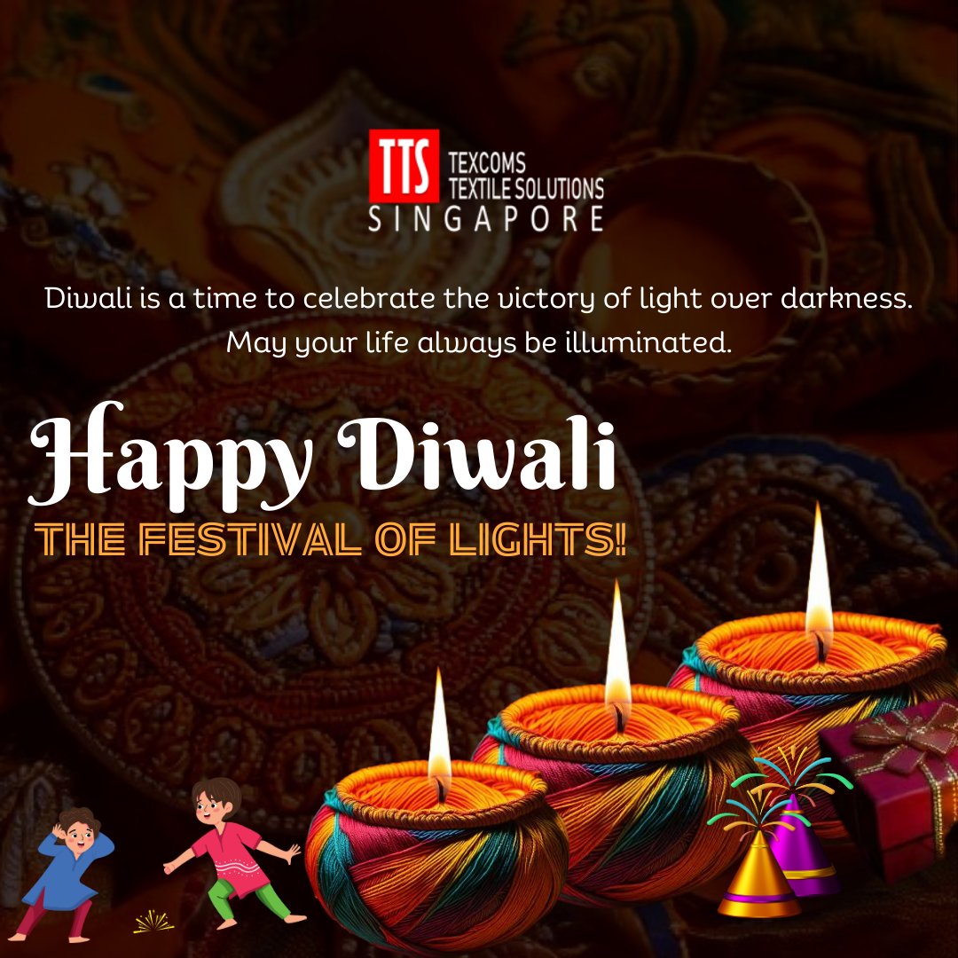 From the Texcoms Textile Solutions family, we wish you a dazzling Diwali! As we celebrate the festival of lights, let’s weave threads of joy, prosperity, and new beginnings together. 

#Diwali2024 #TexcomsTextileSolutions  #FestivalOfLights