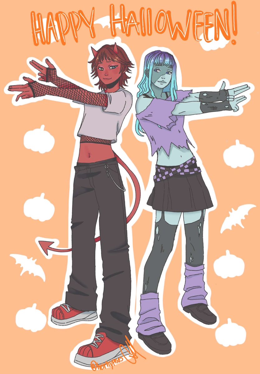 AHHH MY BESTIE IS SO GOOD AT ART LOOK AT USSSSSS <a href="/heirhypnos/">Hypnos (commissions open)</a>