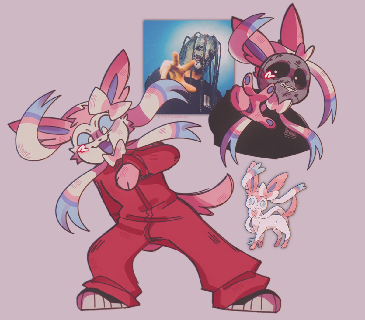 STATICMOUS's tweet photo. nu metal sylveon https://t.co/F7AUxvux70