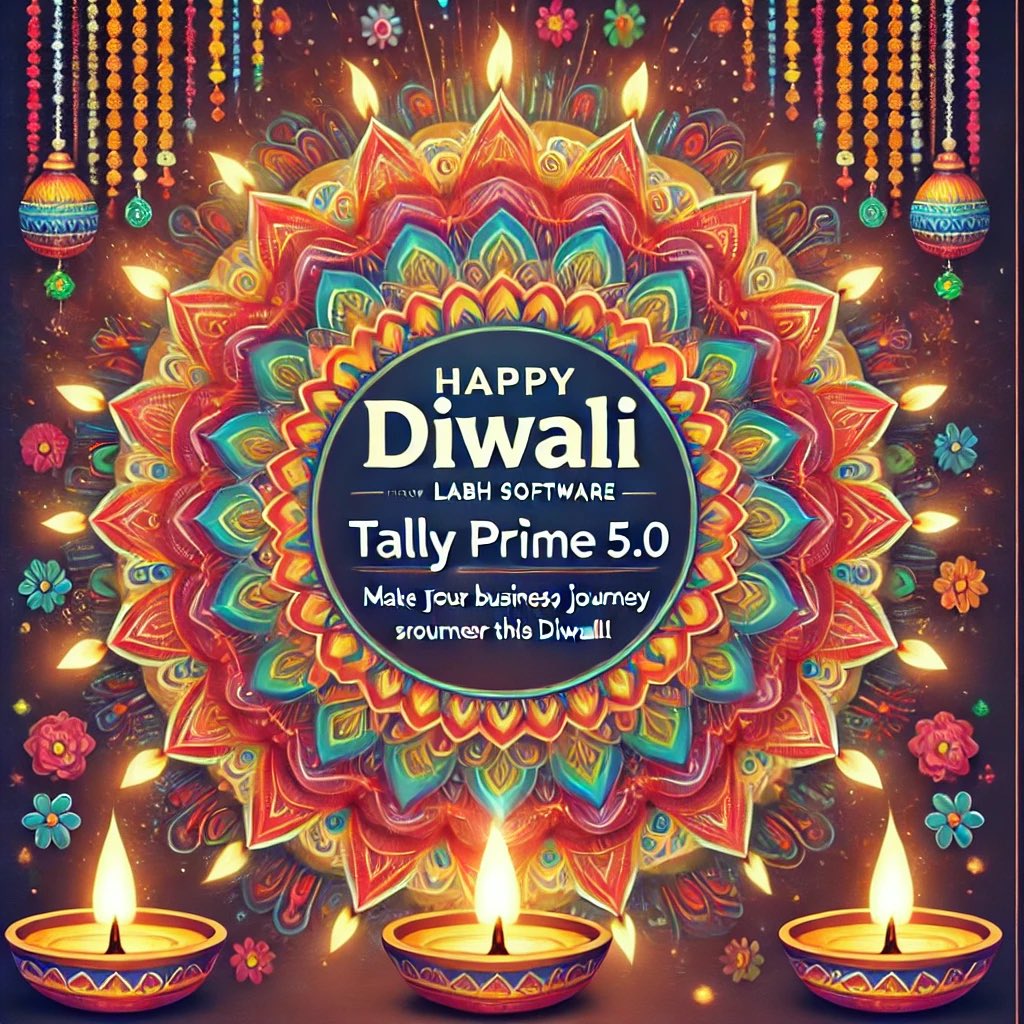 labhsoftware's tweet image. 🌟✨ Wishing all our valued Labh Software customers a joyous and prosperous Diwali! ✨🌟

This festive season, let Tally Prime Release 5.0 bring ease, efficiency, and happiness to your business.