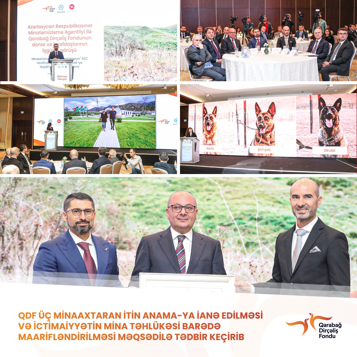 QDF üç minaaxtaran itin ANAMA-ya ianə edilməsi və ictimaiyyətin mina təhlükəsi barədə maarifləndirilməsi məqsədilə tədbir keçirib

Daha ətraflı: qdf.gov.az/media-merkezi/…