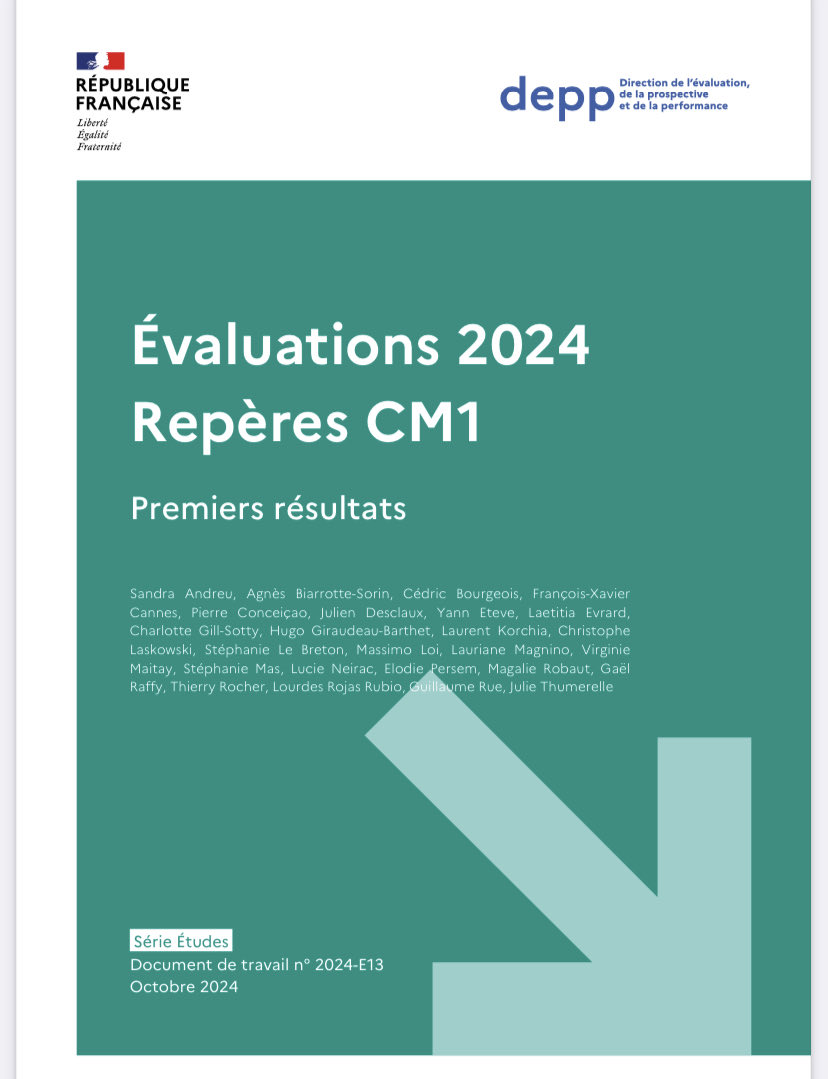 Publication des premiers résultats #evaluations #nationales du CP au CM2 education.gouv.fr/les-evaluation…