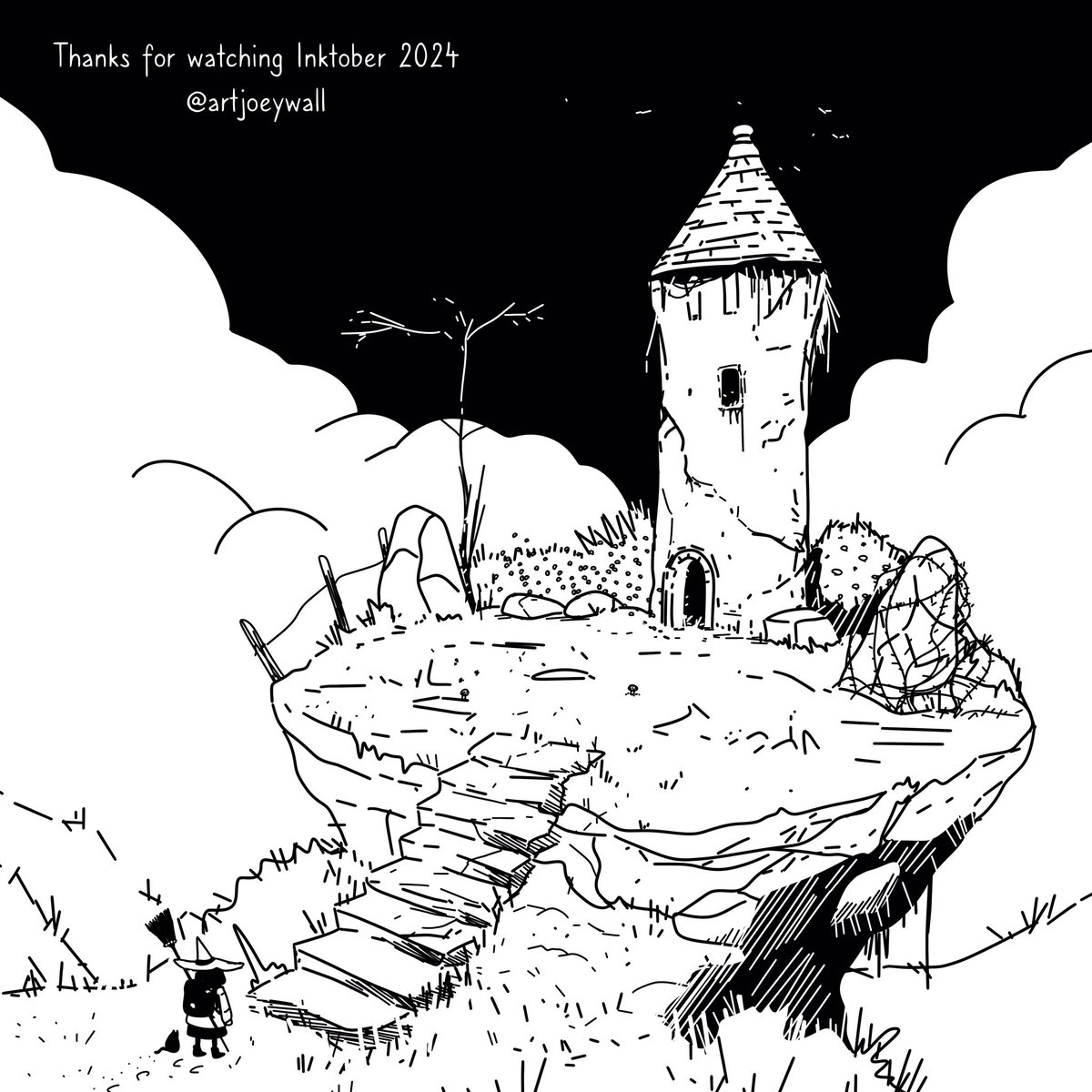 Landmark inktober day thirty one. #Inktober #inktober2024 #LandMark