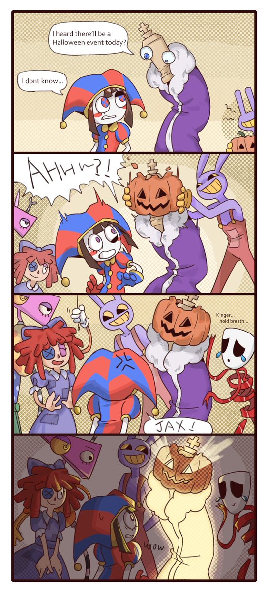 Hellas_Bean's tweet image. Come and see our perfect jack-o'-lantern 🎃
#TheAmazingDigitalCricus #TADC 
#Kinger #Pomni #ragatha #Jax #gangle #zooble