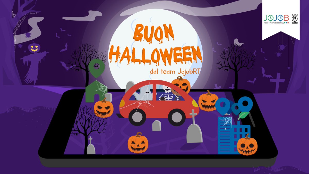 Dolcetto o Scherzetto?! 🎃🍭
#HappyHalloween #jojobrealtimecarpooling #carpooling