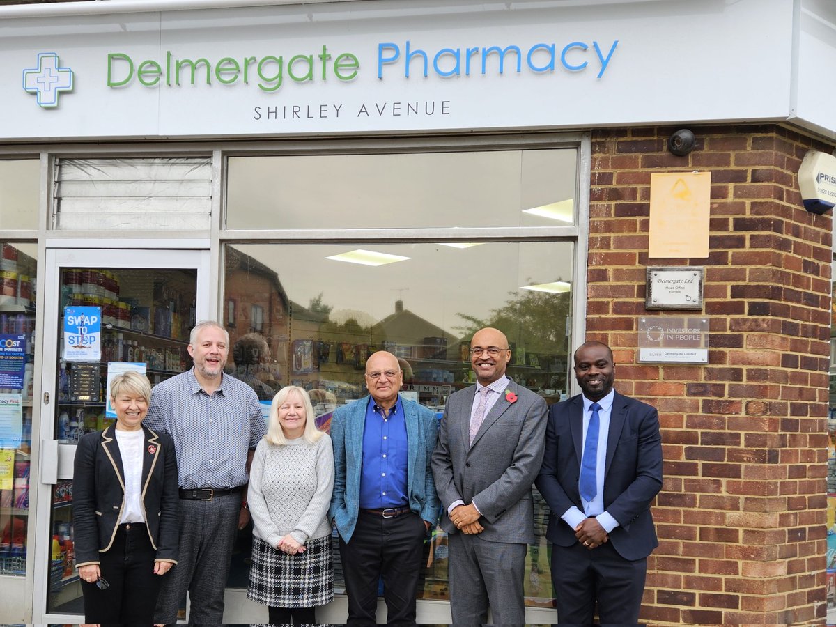 Paul Rees MBE (@paulreesmbe) on Twitter photo It was great to join <a href="/Kent_LPC/">Community Pharmacy Kent ( Kent LPC )</a> CEO <a href="/AnyaegbunaMark/">Mark Anyaegbuna</a> yesterday on a visit to meet Jayesh Patel and the rest of the team at Delmergate Pharmacy, in Chatham - one of 11 pharmacies in the group. The team has been serving the local community for the best part of the last four decades. It was great to join <a href="/Kent_LPC/">Community Pharmacy Kent ( Kent LPC )</a> CEO <a href="/AnyaegbunaMark/">Mark Anyaegbuna</a> yesterday on a visit to meet Jayesh Patel and the rest of the team at Delmergate Pharmacy, in Chatham - one of 11 pharmacies in the group. The team has been serving the local community for the best part of the last four decades.