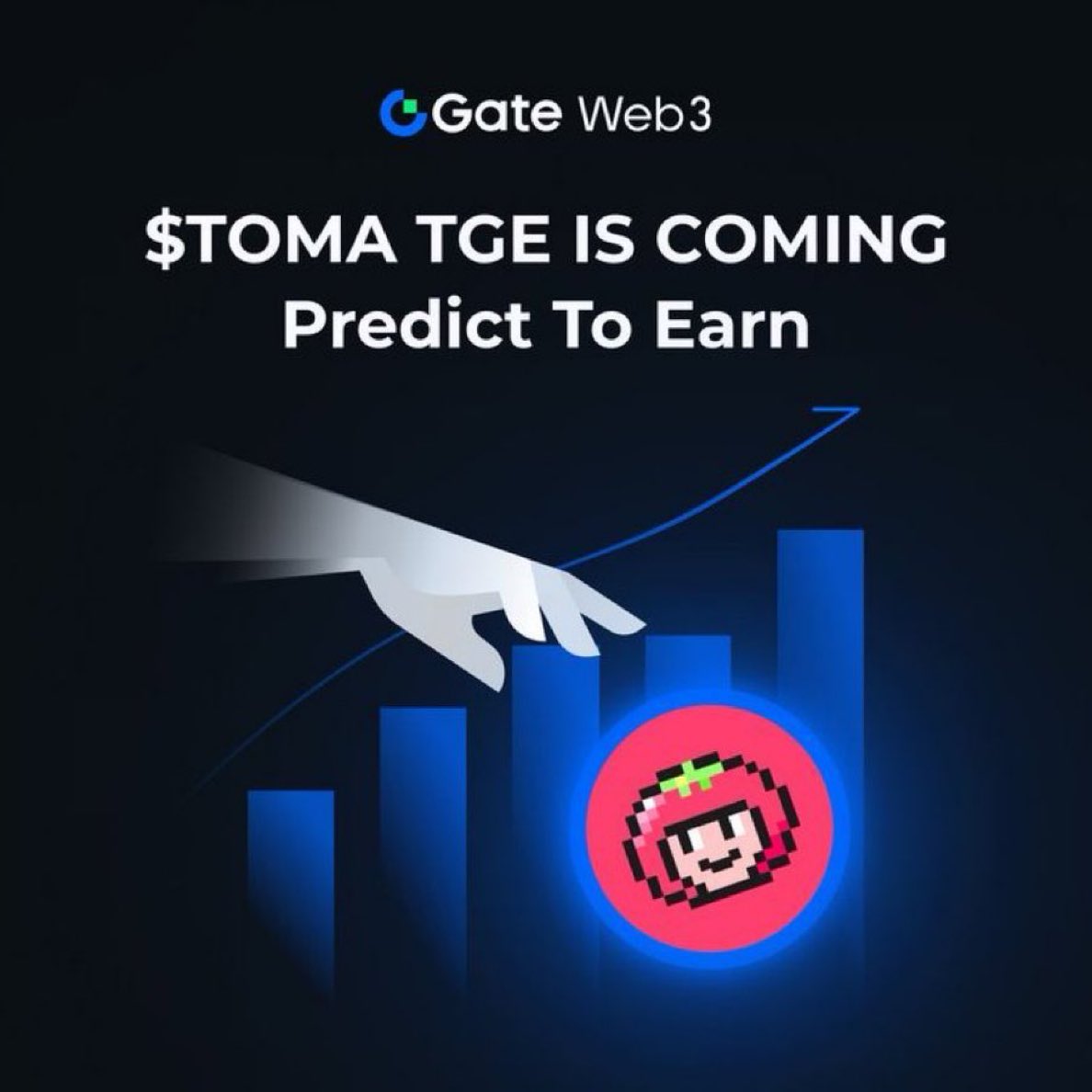 Tomarket $Toma to Gate io Web3 wallet.