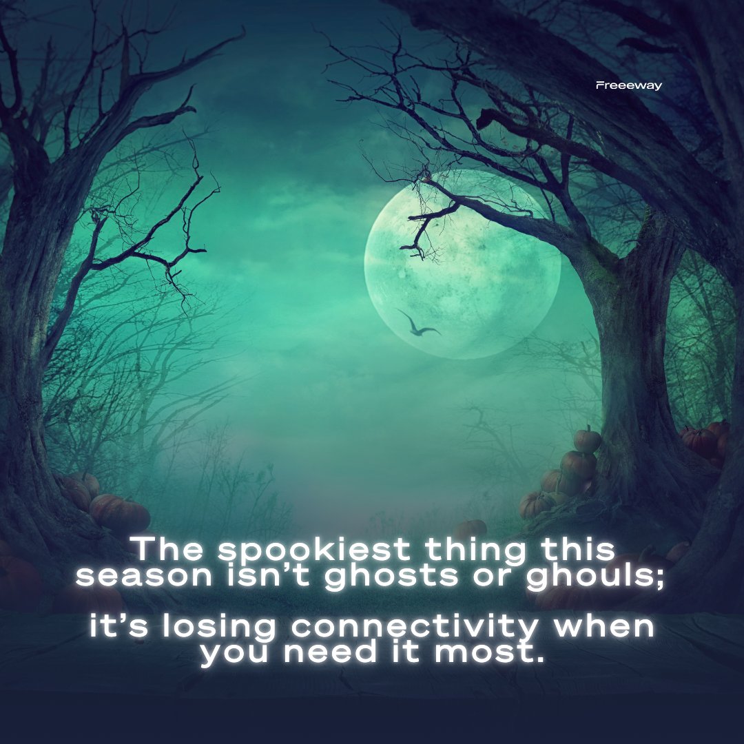 FreeewayIoT's tweet image. ✨🎃 Don’t let a Wi-Fi disconnect haunt you! Stay connected with Freeeway & keep your smart home devices online 🕷️✨
#Halloween #StayConnected #IoT