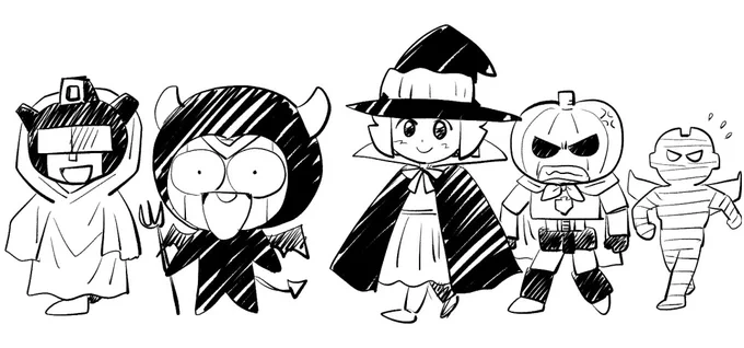 ハッピーハロウィン!昨年描いた絵ですが…。 