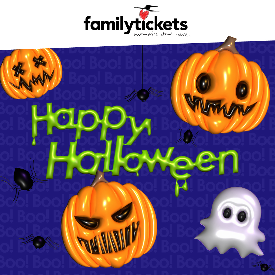FamilyTicketsUK's tweet photo. 👻Boo! #HappyHalloween from us here at Family Tickets!🎃

Are your little ones dressing up as their favourite characters? Have fun trick or treating tonight!

Book your next family day out at
👉 https://t.co/QLI0ohv0Pd

Memories Start Here #WithFamilyTickets ❤️ https://t.co/cfagPhfIAo