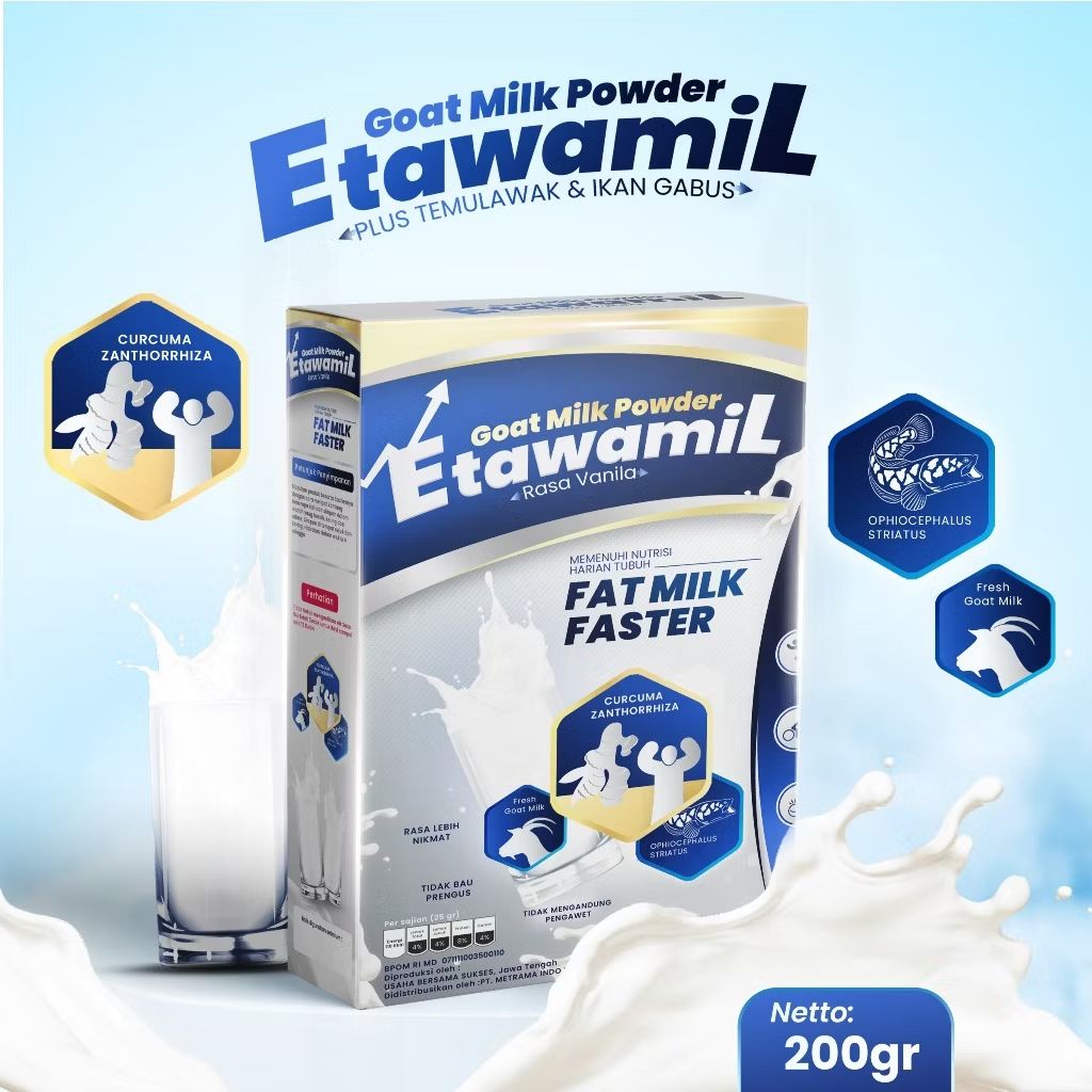 Cek ETAWAMIL WEIGHT GAIN - Susu Gemuk Penambah Berat Badan &amp; Nafsu Makan Halal BPOM 500 gram dengan harga Rp75.500. Dapatkan di Shopee sekarang! s.shopee.co.id/7zv5MpbgUM?sha…