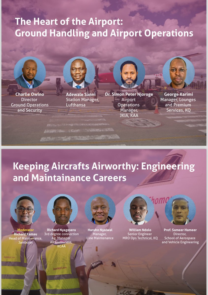 Namahanja's tweet image. The inaugural @FlyJambojet Career Fair is ongoing at the KQ Pride Center. What a great opportunity to interact and share knowledge with the aviation industry professionals and young aspiring leaders!  #IAmMagenta
#BeMagenta