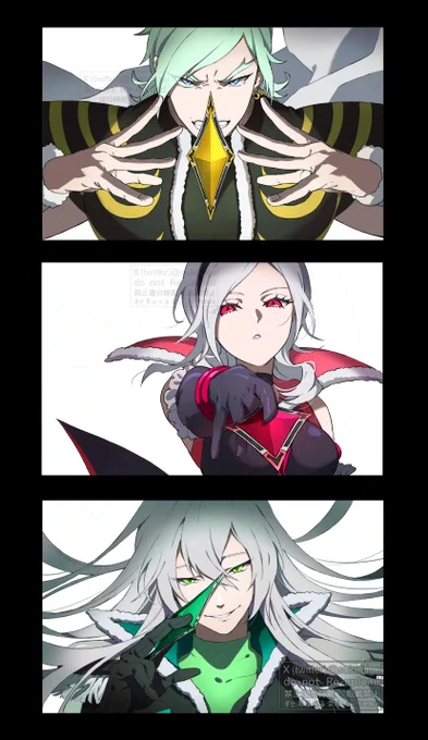 「我が名は」

1人描いたらあと2人も描きたくなったから描いて並べた 