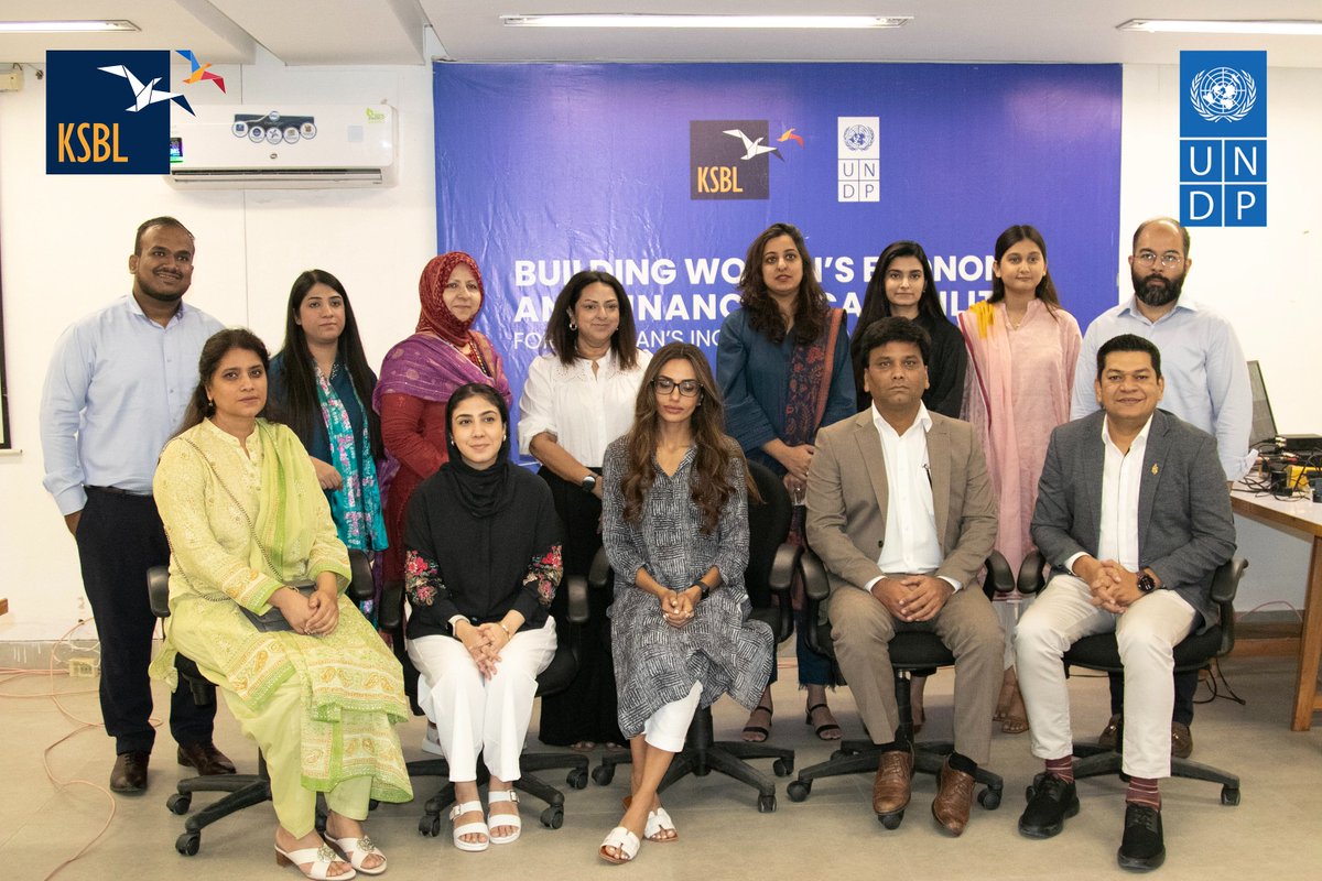 KSBL Pakistan (@ksblpakistan) on Twitter photo After successful sessions in Karachi & Islamabad, KSBL and <a href="/UNDP_Pakistan/">UNDP Pakistan</a> held the third focus group in Lahore on Oct 24, empowering women in economic leadership. More updates to follow!
<a href="/samuelrizk/">Sam Rizk</a> <a href="/van_ntn/">Van Nguyen</a> <a href="/ammaradurrani/">Ammara Durrani</a> After successful sessions in Karachi & Islamabad, KSBL and <a href="/UNDP_Pakistan/">UNDP Pakistan</a> held the third focus group in Lahore on Oct 24, empowering women in economic leadership. More updates to follow!
<a href="/samuelrizk/">Sam Rizk</a> <a href="/van_ntn/">Van Nguyen</a> <a href="/ammaradurrani/">Ammara Durrani</a>