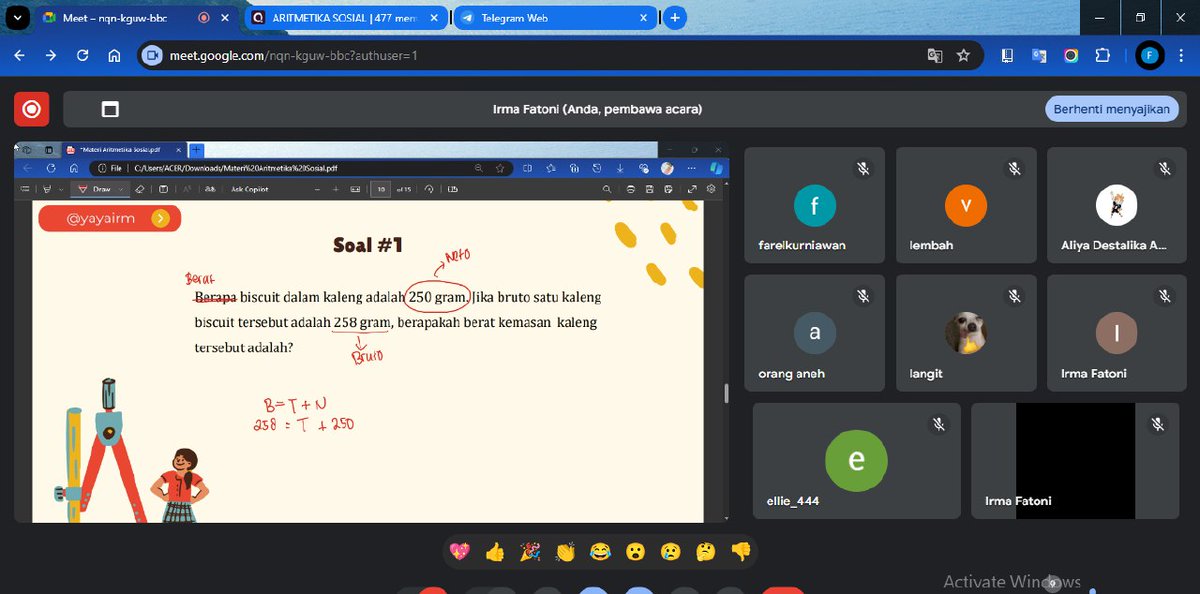 yayairm's tweet image. Guys aku buka bimbel PK
1 pertemuan = 7k💸
1 minggu 3 pertemuan =20k💸

Materi mulai dari dasar ya, per pertemuan akan ada latihan soal yang wajib dikerjakan dan di upload di group untuk diskusi.

Yang mau daftar dan tanya² bisa DM ya