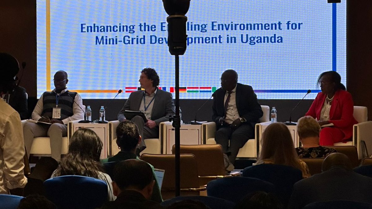Atuhairecarol10's tweet photo. Kicking off #EnergyWeek2024 with an insightful discussion on ‘Strengthening the Framework for Mini-Grid Expansion in Uganda.’
With over 45 mini-grids in operation, progress is evident, yet barriers in policy and financing persist. #GlobalGateway #AfricaEUEnergyPartnership #AfricaEUGreenEnergyInitiative