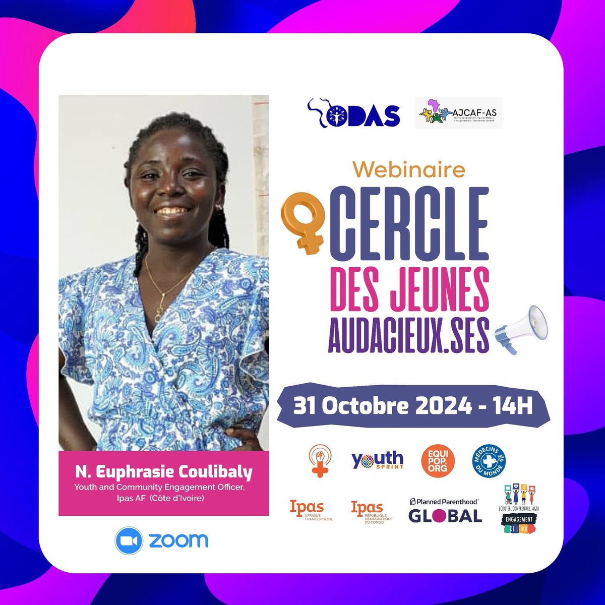⛔️Un gentil dernier rappel à tous.tes 

Nous sommes à quelques heures de notre webinaire 2: #Cercle des audacieux.ses 

Inscrivez-vous au lien: us06web.zoom.us/webinar/regist… pour ne rien rater.   

On se donne #RDV aujourd’hui à #14h ( GMT ) ? 

Super !

<a href="/CentreOdas/">Centre ODAS</a>