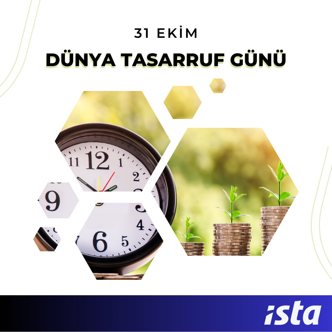 31 Ekim Dünya Tasarruf Günü 🌿

#ista #31ekimdünyatasarrufgünü #tasarruf