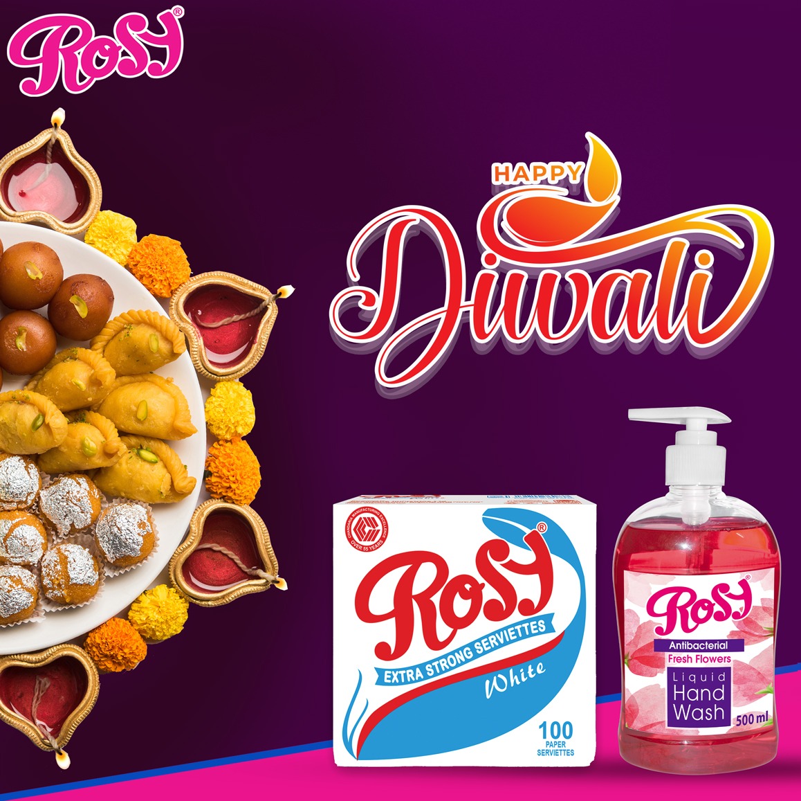 This Diwali, may the light of hope and joy illuminate every corner of your life. May this festival mark a fresh start filled with new dreams, endless opportunities, and cherished memories. Wishing you and your family a very Happy Diwali! 🪔

#rosy #diwali #happydiwali