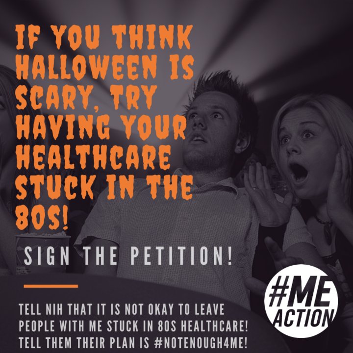 Dan_Wyke's tweet photo. Mark #Halloween by signing this letter to NIH Director Dr. Monica Bertagnolli, urging @NIH to fund the #MECFS Research Roadmap.
If you're in the US, sign the letter here: https://t.co/mY29EqxSK5
All other countries, sign here: https://t.co/wUvgRm9Yfa…
#FundMERoadmap 🎃 https://t.co/7fiynLZJHs