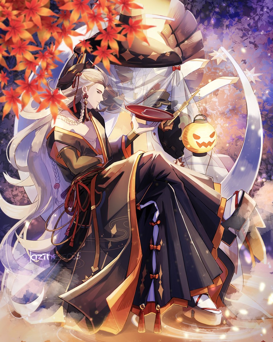 AFK_Journey's tweet photo. Some memories of being batty, creepy, chilly, eerie, deadly, ghostly, and downright scary!😱
The Fall Harvest has kicked off in #AFKJourney , where magisters can keep the ghoulish good times rolling. Don't miss out the Pumpkin Spirit!🎃

🎨Shout out to EsperiArtists
@kickingshoes 
@laziness035 
@windmaedchen_me 
@teted_draws
