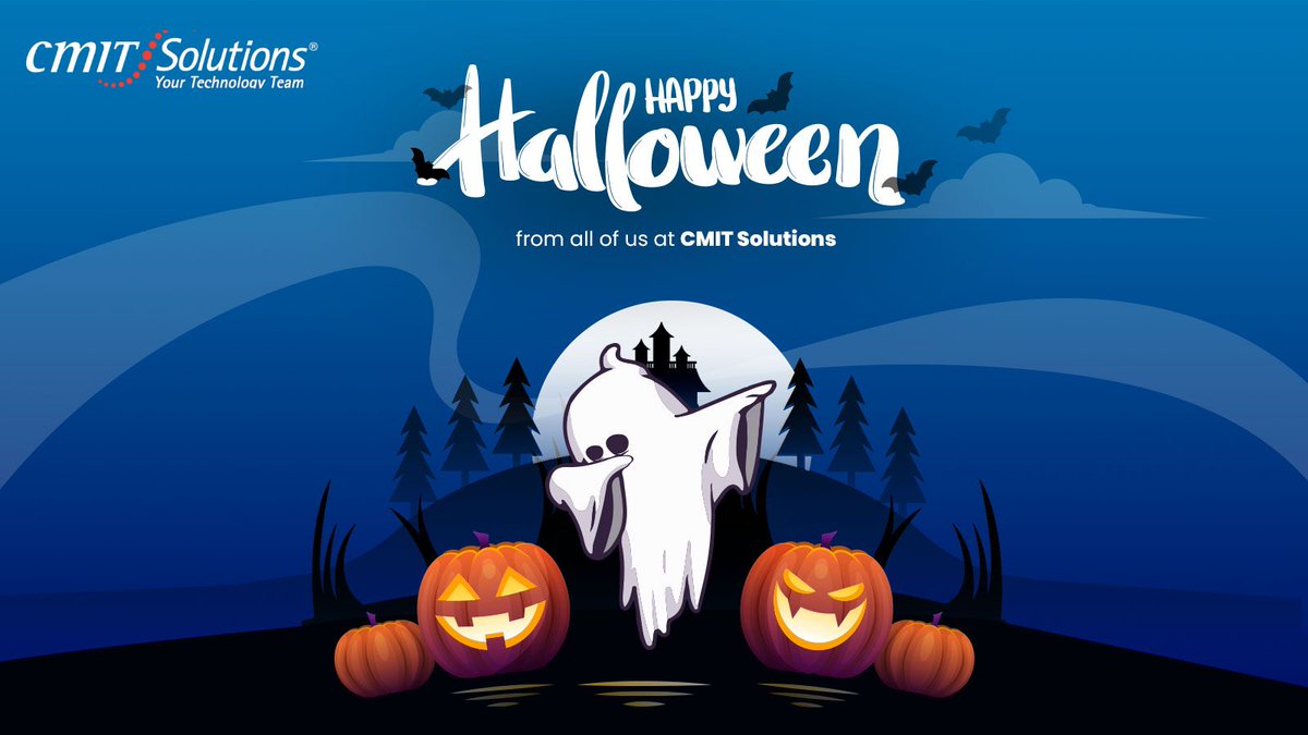 CmitAnd's tweet photo. #HappyHalloween  from CMIT Solutions! As you enjoy the spooky season, remember that the scariest threats aren’t ghosts or ghouls—they’re lurking in your inbox and online! Stay safe with strong cybersecurity practices and keep the real horrors at bay.

#Cybersecurity https://t.co/Y1ax29EhfT