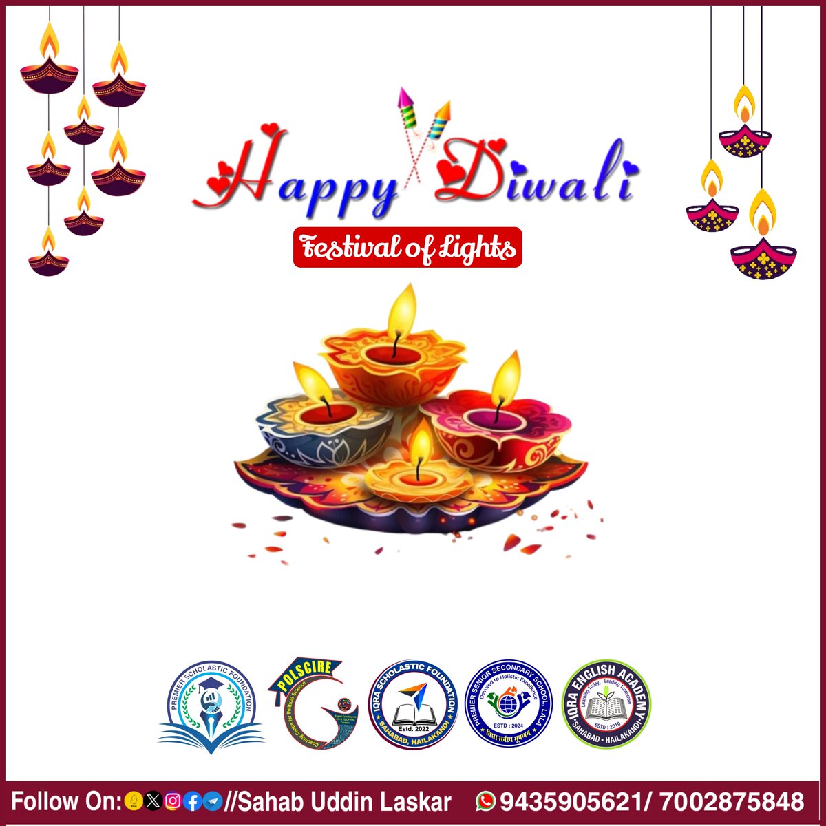 Let the vibrance of #Diwali resonate your consciousness ushering you into a unique path to success! 
#HappyDiwali #FestivalOfLights #DiwaliCelebration