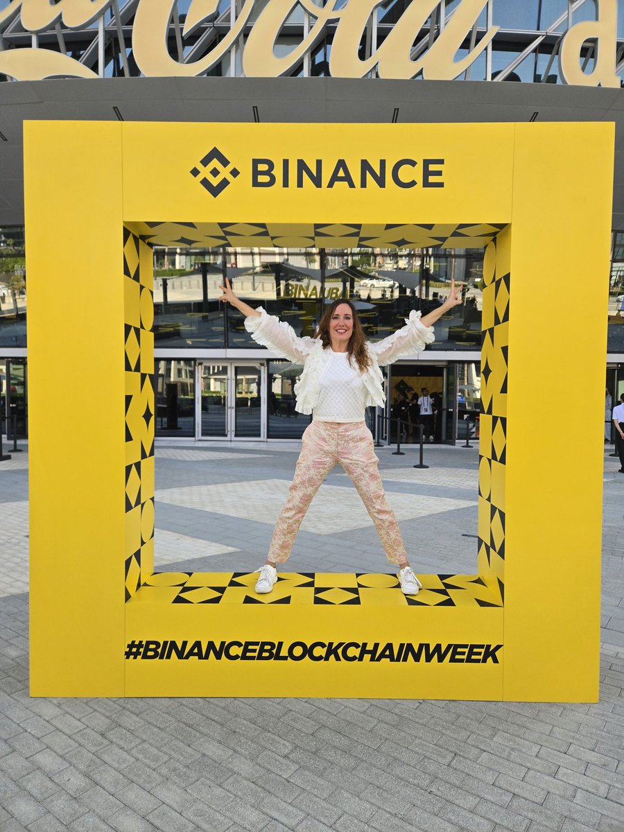 Crypto going mainstream. #BinanceBlockchainWeek2024