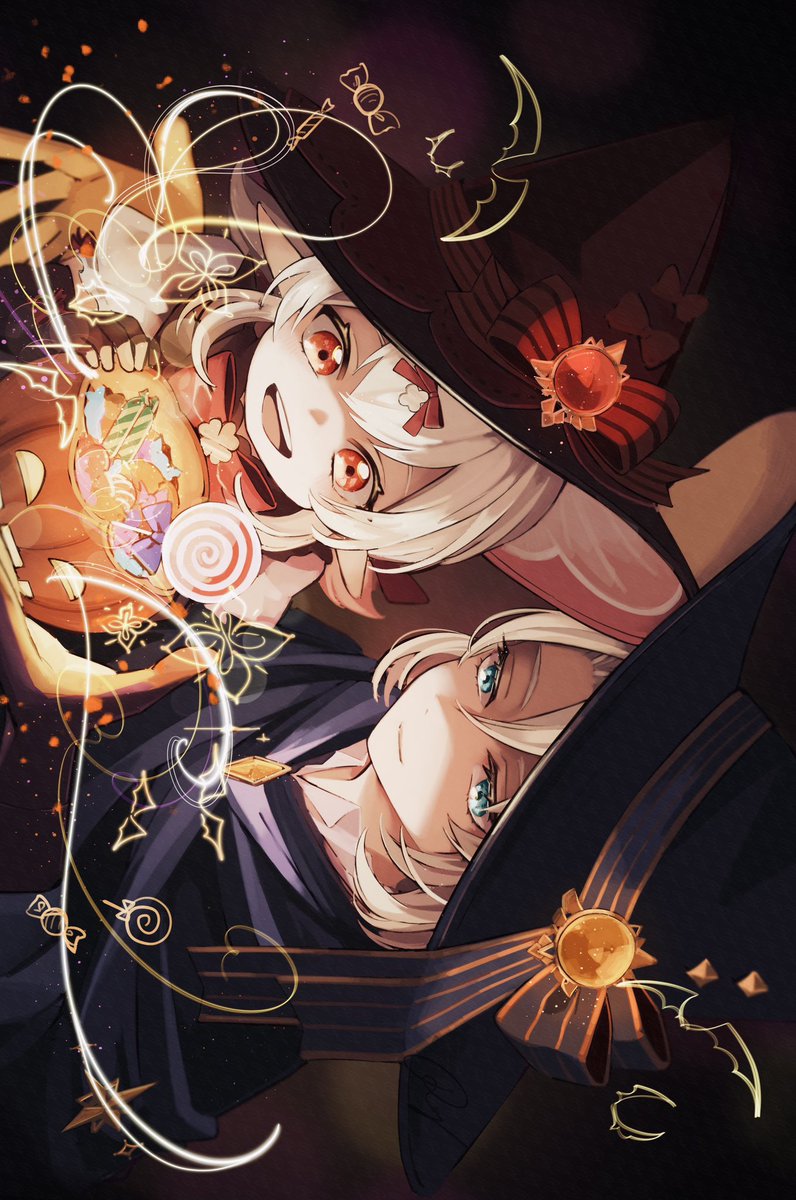 rays_ark's tweet photo. Happy Halloween🎃🍬
#GenshinImpact #Halloween https://t.co/fokbcit6vo