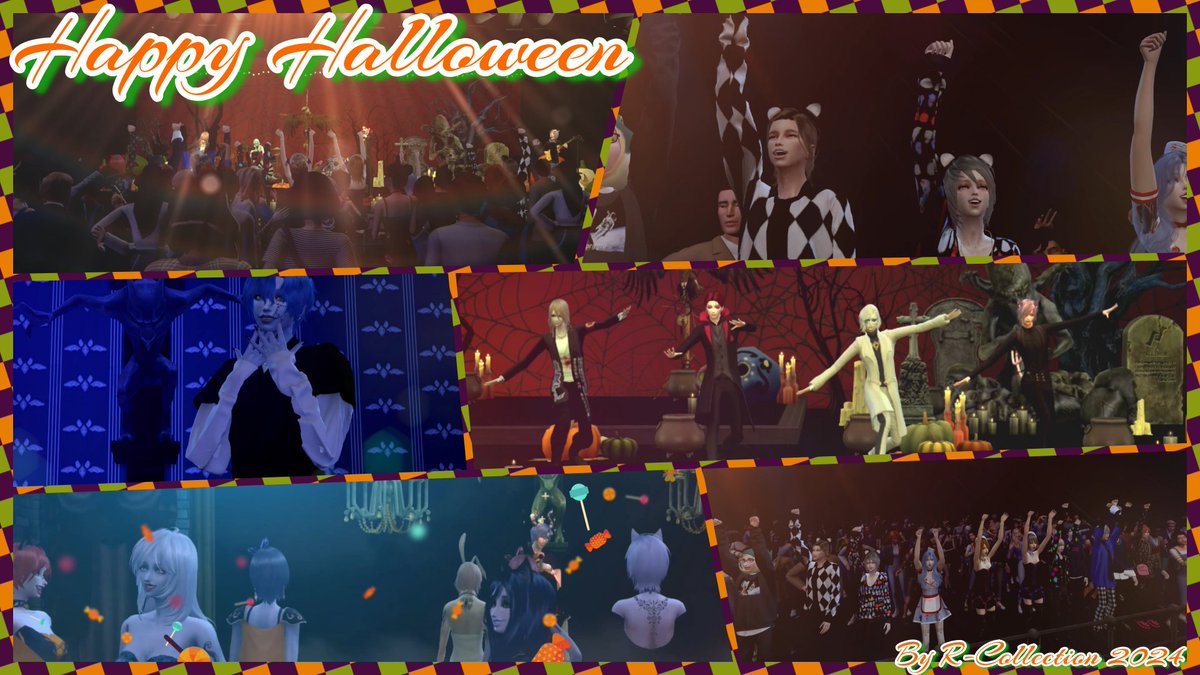 R___Collection's tweet photo. Happy Halloween!

#Sims4 #アビシニアン #ベンガル #シムズ4 https://t.co/juXEEm0ujp