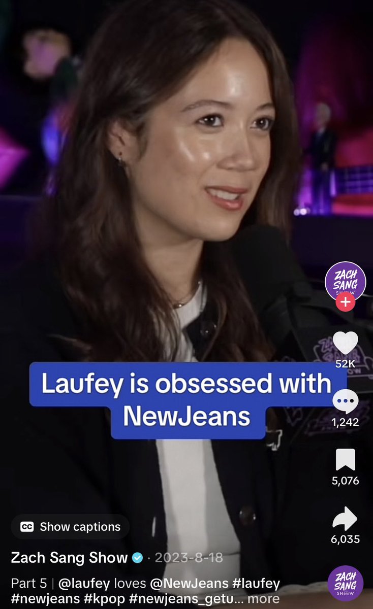 KPOPMuseGlobal's tweet photo. @_ssamlefim We all know Laufey has been a head tokki even before any YJ interaction. Lol. https://t.co/gAFEHvIy8M