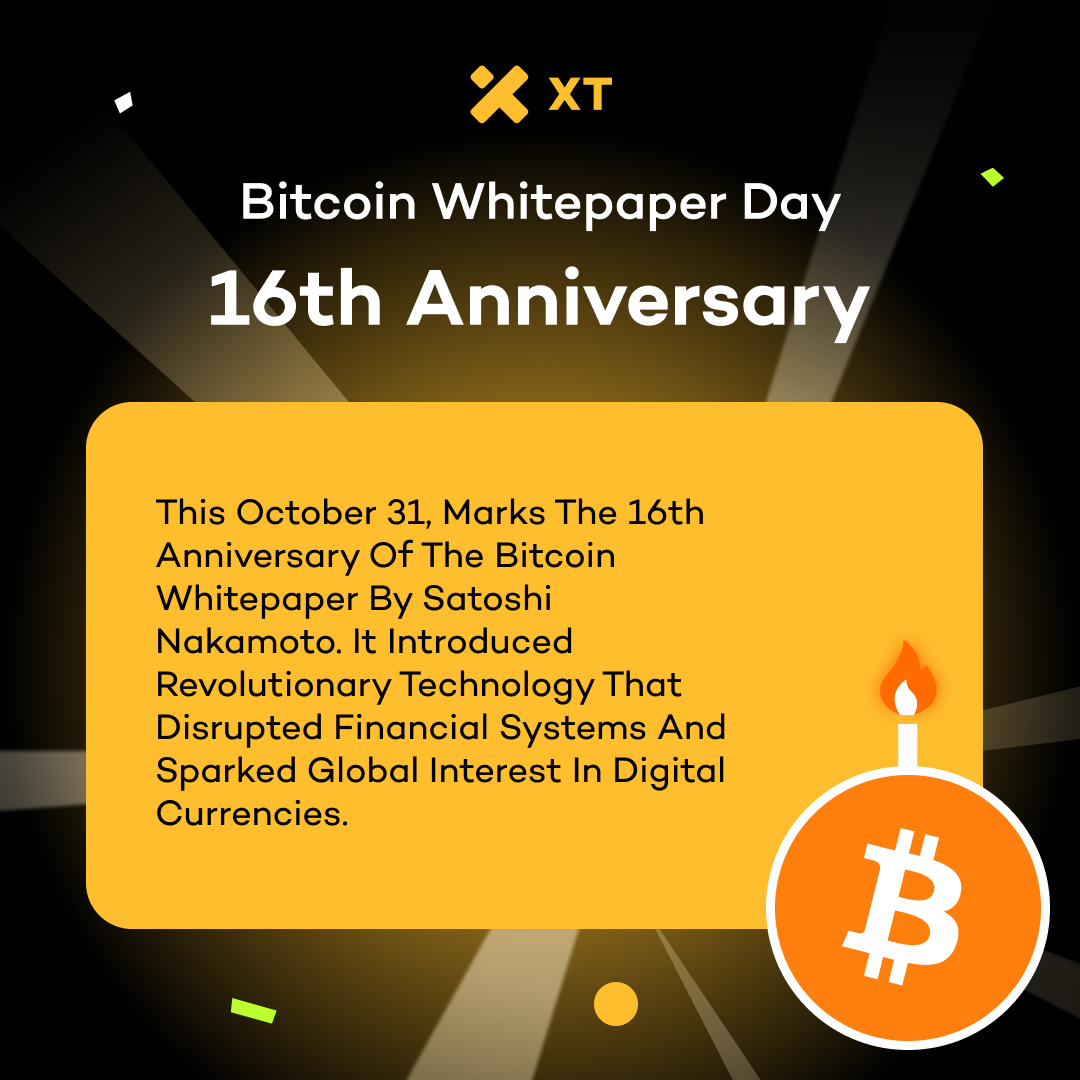 📜 #Bitcoin Whitepaper Day 101 #XT #XTAcademy