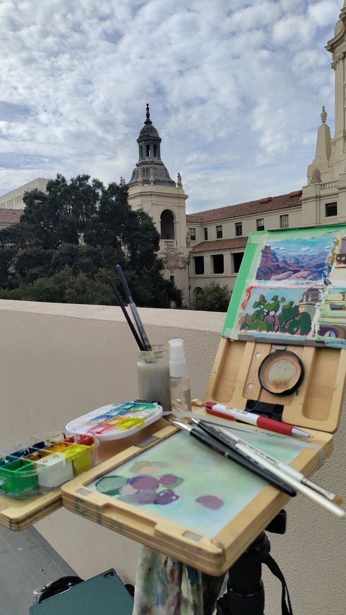 Overcoming the fear of organic shapes! From a Warrior Painters paint sesh! #pleinairpainting
