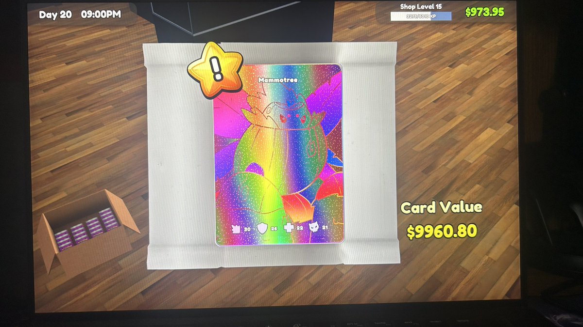 Vaelstra's tweet image. First big card #tcgcardshop