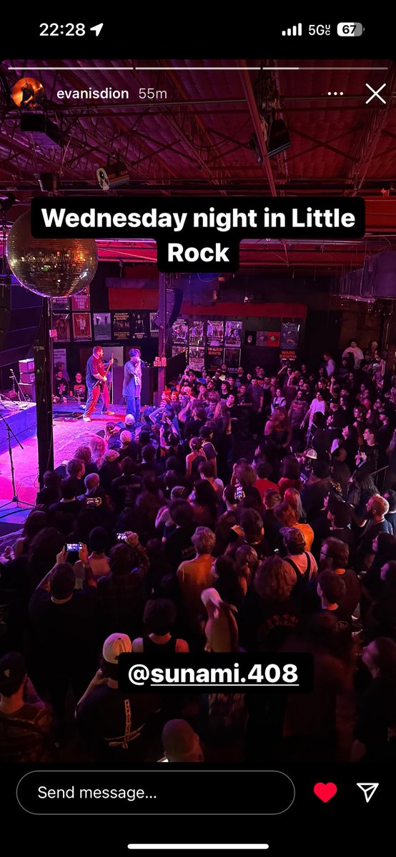 Sumani, Ingrown, Torena, Second Life, and mutha fuckin Death Rattle on a Wednesday night in Little Rock! 
This shits sick af